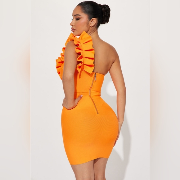 Fashion Nova All Ruffled Up Mini Bandage - Picture 3 of 3